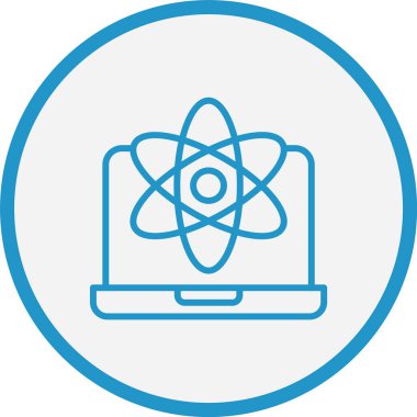 Bilim Çizgisi Mavi Çember