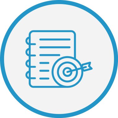 Hedef Çizgisi Mavi Çember