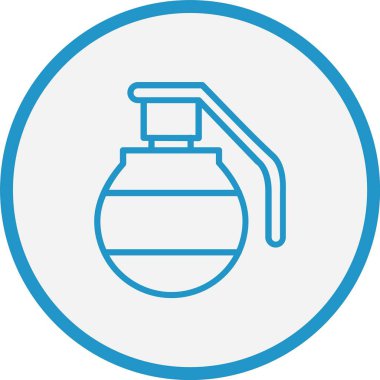 El bombası Çizgisi Mavi Çember