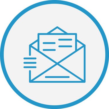 Harf Satırı Mavi Çember