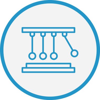 Momentum Çizgisi Mavi Çember