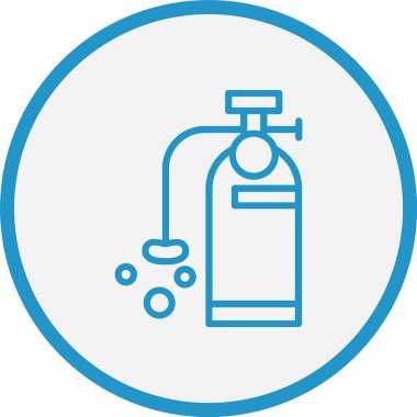 Oksijen Silindiri Mavi Çember