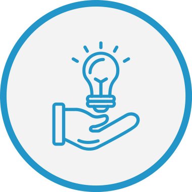 Çözüm Çizgisi Mavi Çember