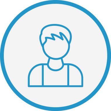 Kullanıcı Satırı Mavi Çember