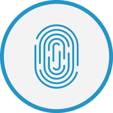 Parmak izi Mavi Çember