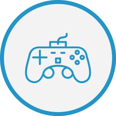 Joystick Çizgisi Mavi Çember