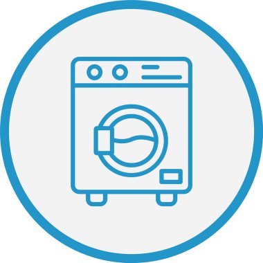 Çamaşır Çizgisi Mavi Çember