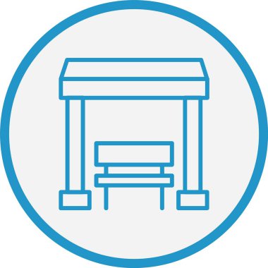 Otobüs İstasyonu Mavi Çember