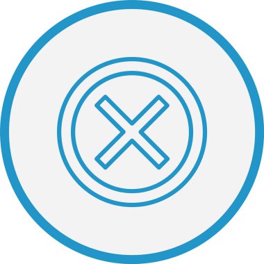 Geçiş Çizgisi Mavi Çember