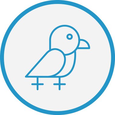 Crow Çizgisi Mavi Çember