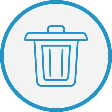 Çöp Kutusu Hat Mavi Çember