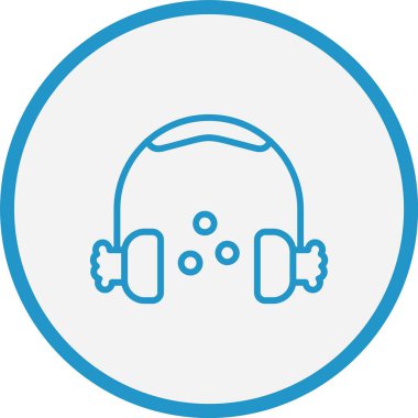 Kulaklık Hattı Mavi Çember