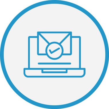 E- posta Satırı Mavi Çember