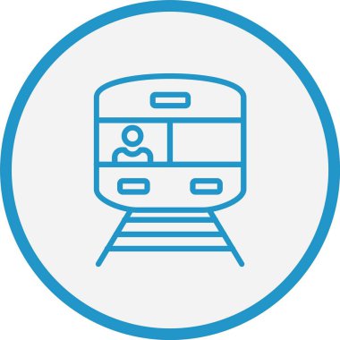 Tren Hattı Mavi Çember