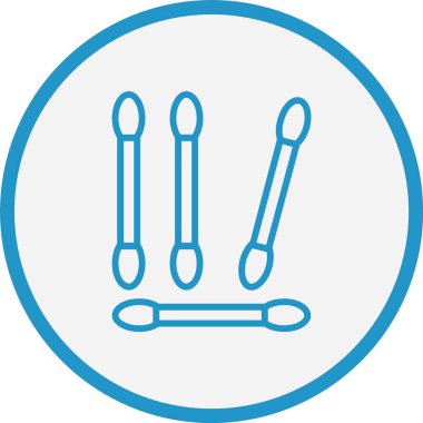 Pamuk Çubuğu Mavi Çember