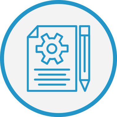 Geliştirme Çizgisi Mavi Çember