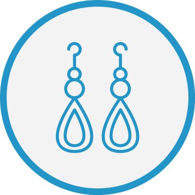 Küpeler Mavi Çember