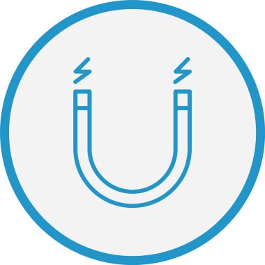 Mıknatıs Çizgisi Mavi Çember