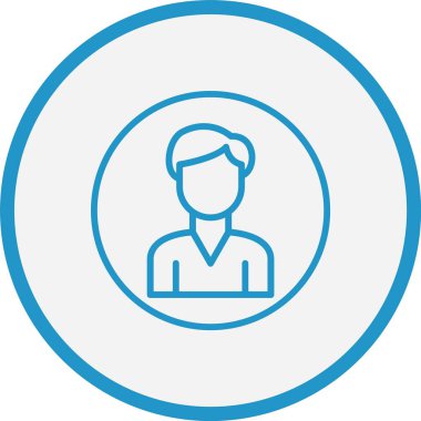 Kullanıcı Satırı Mavi Çember