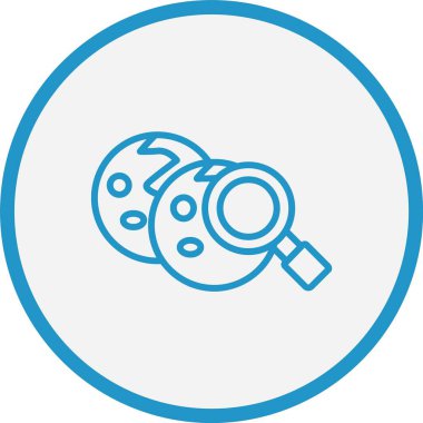 Küresel Araştırma Çizgisi Mavi Çember