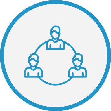 Ağ Çizgisi Mavi Çember