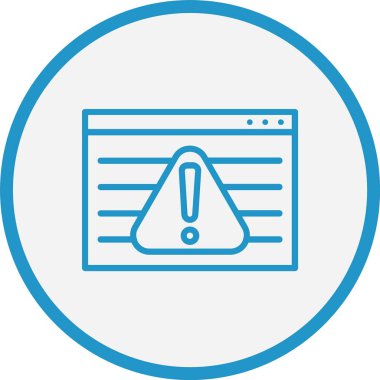 Uyarı İmza Satırı Mavi Çember