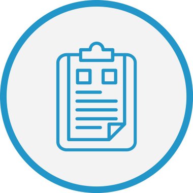 Görev Satırı Mavi Çember