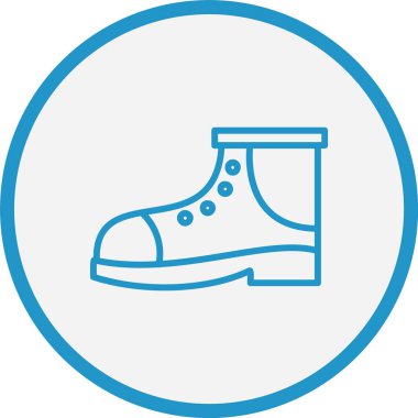 Çizme Çizgisi Mavi Çember