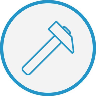 Çekiç Çizgisi Mavi Çember