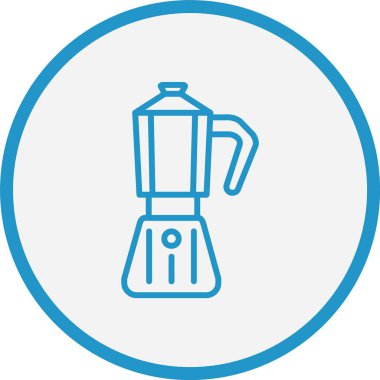 Moka pot Hat Mavi Çember