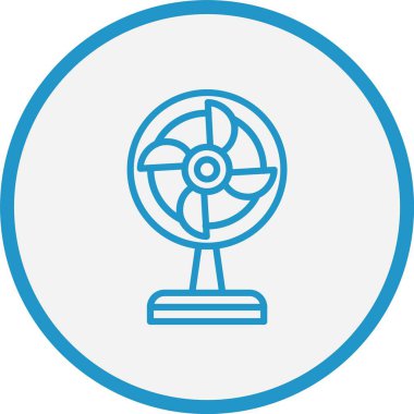 Fan Çizgisi Mavi Çember