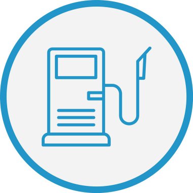 Benzin İstasyonu Mavi Çember