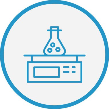 Ölçüm Çizgisi Mavi Çember