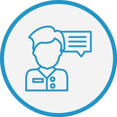 Söylenti Çizgisi Mavi Çember