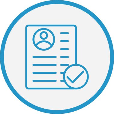 Onaylanmış Satır Mavi Çember