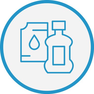 Deterjan Çizgisi Mavi Çember