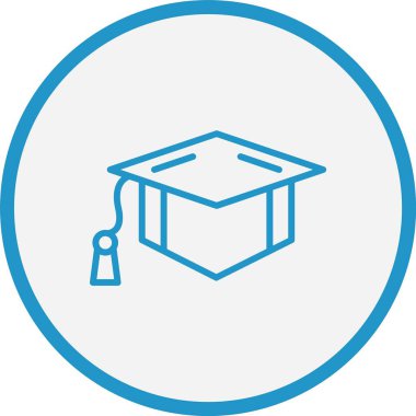 Eğitim Çizgisi Mavi Çember