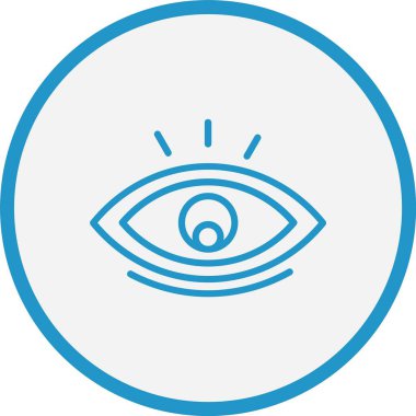 Göz Çizgisi Mavi Çember