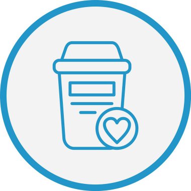 Favori Mavi Çember Çizgisi