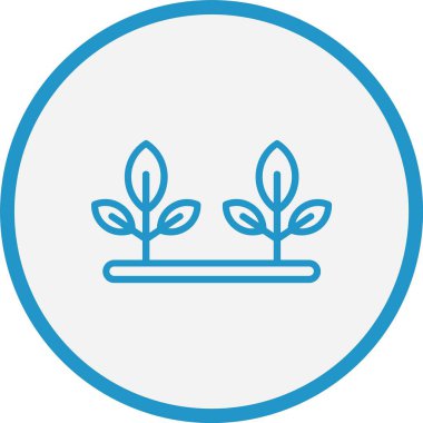 Bahçe Çizgisi Mavi Çember