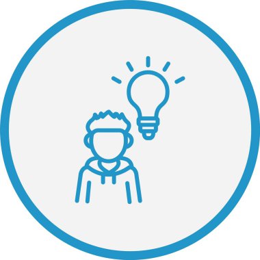 Hayal Çizgisi Mavi Çember