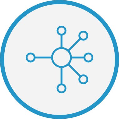 Moleküller Mavi Çember Çizgisi