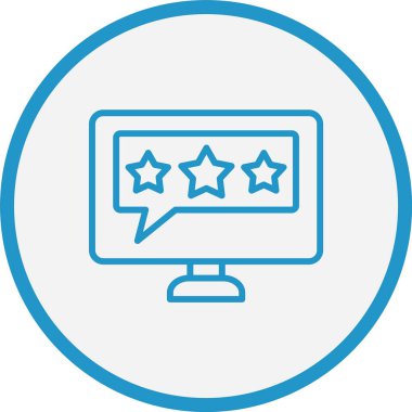 Beğeni Çizgisi Mavi Çember