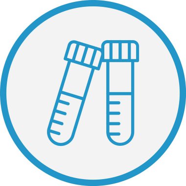 Test Tüpleri Hat Mavi Çember