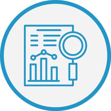 Analiz Çizgisi Mavi Çember