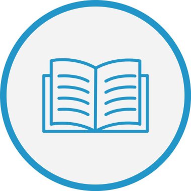 Kitap Satırı Mavi Çember