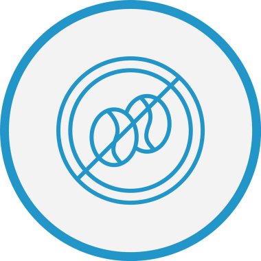 Kafein Çizgisi Mavi Çember