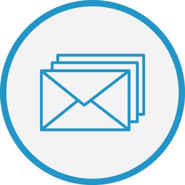 E- posta Satırı Mavi Çember