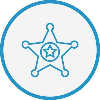 Adalet Şerifi Mavi Çember