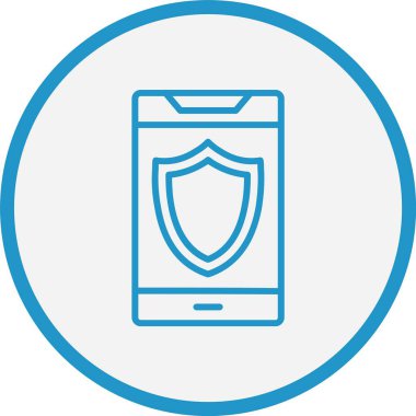 Akıllı Telefon Koruma Hattı Mavi Çember